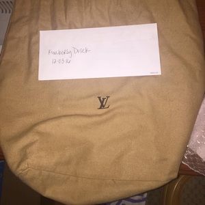XL Vintage LV drawstring dustbag!